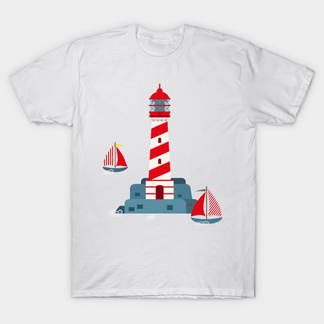 Lighthouse T-Shirt by dipweb